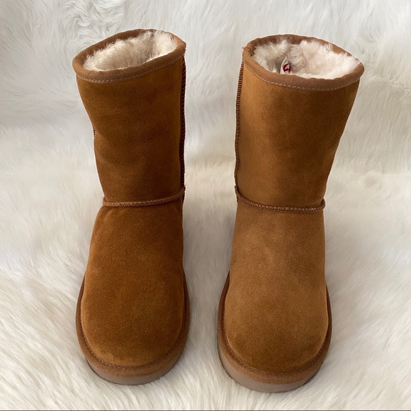 Koolaburra by UGG Koola Short Boots Chestnut - Picture 4 of 14